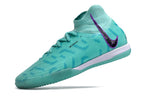 Phantom Luna Elite NU Men's Full Knit Anti-Level MD Soccer Shoes - Green/Black/Fuchsia Dream