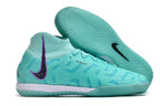 Phantom Luna Elite NU Men's Full Knit Anti-Level MD Soccer Shoes - Green/Black/Fuchsia Dream