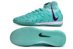 Phantom Luna Elite NU Men's Full Knit Anti-Level MD Soccer Shoes - Green/Black/Fuchsia Dream