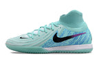 Phantom Luna Elite NU Men's Full Knit Anti-Level MD Soccer Shoes - Green/Blue/Silver/Black