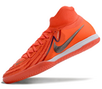 Phantom Luna Elite NU Men's Full Knit Anti-Level MD Soccer Shoes - Orange/Gray/Black