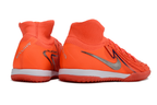 Phantom Luna Elite NU Men's Full Knit Anti-Level MD Soccer Shoes - Orange/White/Black