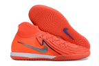 Phantom Luna Elite NU Men's Full Knit Anti-Level MD Soccer Shoes - Orange/White/Black