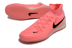 Phantom Luna Elite NU Men's Full Knit Anti-Level MD Soccer Shoes - Pink/Black/White