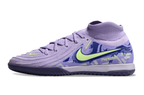 Phantom Luna Elite NU Men's Full Knit Anti-Level MD Soccer Shoes - Purple Agate/Barely Volt