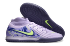 Phantom Luna Elite NU Men's Full Knit Anti-Level MD Soccer Shoes - Purple Agate/Barely Volt