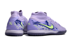 Phantom Luna Elite NU Men's Full Knit Anti-Level MD Soccer Shoes - Purple Agate/Barely Volt