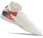 Phantom Luna Elite NU Men's Full Knit Anti-Level MD Soccer Shoes - White/Yellow/Orange/Blue
