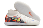 Phantom Luna Elite NU Men's Full Knit Anti-Level MD Soccer Shoes - White/Yellow/Orange/Blue