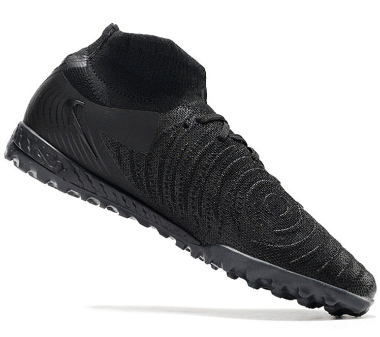 Phantom Luna Elite NU Men's Full Knit Waterproof TF Grass Stud Soccer Shoes with MD Sole - Black