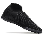 Phantom Luna Elite NU Men's Full Knit Waterproof TF Grass Stud Soccer Shoes with MD Sole - Black/White