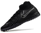 Phantom Luna Elite NU Men's Full Knit Waterproof TF Grass Stud Soccer Shoes with MD Sole - Black/White