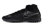 Phantom Luna Elite NU Men's Full Knit Waterproof TF Grass Stud Soccer Shoes with MD Sole - Black/White