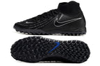 Phantom Luna Elite NU Men's Full Knit Waterproof TF Grass Stud Soccer Shoes with MD Sole - Black/White