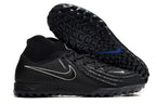 Phantom Luna Elite NU Men's Full Knit Waterproof TF Grass Stud Soccer Shoes with MD Sole - Black/White