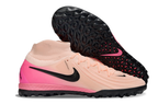 Phantom Luna Elite NU Men's Full Knit Waterproof TF Grass Stud Soccer Shoes with MD Sole - Crimson Tint/Black/Pink Blast