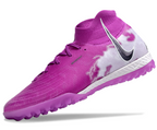 Phantom Luna Elite NU Men's Full Knit Waterproof TF Grass Stud Soccer Shoes with MD Sole - Fuchsia Dream/White/Black