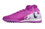 Phantom Luna Elite NU Men's Full Knit Waterproof TF Grass Stud Soccer Shoes with MD Sole - Fuchsia Dream/White/Black