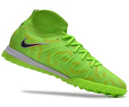 Phantom Luna Elite NU Men's Full Knit Waterproof TF Grass Stud Soccer Shoes with MD Sole - Green/Black/White