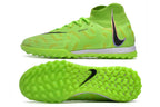 Phantom Luna Elite NU Men's Full Knit Waterproof TF Grass Stud Soccer Shoes with MD Sole - Green/Black/White