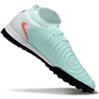 Phantom Luna Elite NU Men's Full Knit Waterproof TF Grass Stud Soccer Shoes with MD Sole - Mint/Red/Black/White