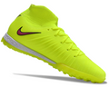 Phantom Luna Elite NU Men's Full Knit Waterproof TF Grass Stud Soccer Shoes with MD Sole - Neon Yellow/Red//Black/White