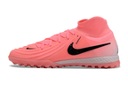 Phantom Luna Elite NU Men's Full Knit Waterproof TF Grass Stud Soccer Shoes with MD Sole - Pink/Black/White