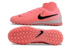 Phantom Luna Elite NU Men's Full Knit Waterproof TF Grass Stud Soccer Shoes with MD Sole - Pink/Black/White