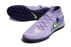 Phantom Luna Elite NU Men's Full Knit Waterproof TF Grass Stud Soccer Shoes with MD Sole - Purple Agate/Barely Volt