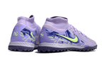 Phantom Luna Elite NU Men's Full Knit Waterproof TF Grass Stud Soccer Shoes with MD Sole - Purple Agate/Barely Volt