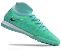 Phantom Luna Elite NU Men's Full Knit Waterproof TF Grass Stud Soccer Shoes with MD Sole - Turquoise/Green/White/Black