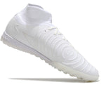 Phantom Luna Elite NU Men's Full Knit Waterproof TF Grass Stud Soccer Shoes with MD Sole - White