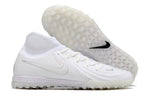 Phantom Luna Elite NU Men's Full Knit Waterproof TF Grass Stud Soccer Shoes with MD Sole - White