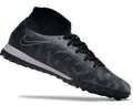 Phantom Luna Elite NU Men's Full Knit Waterproof TF Grass Stud Soccer Shoes with MD Sole - White/Black