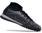 Phantom Luna Elite NU Men's Full Knit Waterproof TF Grass Stud Soccer Shoes with MD Sole - White/Black