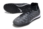 Phantom Luna Elite NU Men's Full Knit Waterproof TF Grass Stud Soccer Shoes with MD Sole - White/Black