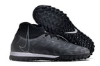 Phantom Luna Elite NU Men's Full Knit Waterproof TF Grass Stud Soccer Shoes with MD Sole - White/Black