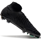 Phantom Luna Elite NU Super A Men's Full Knit Waterproof FG Soccer Shoes - Black