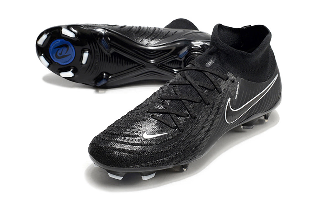 Phantom Luna Elite NU Super A Men's Full Knit Waterproof FG Soccer Shoes - Black