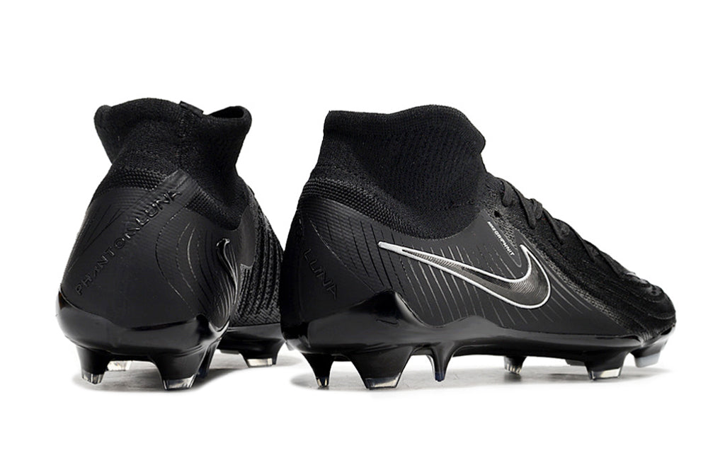 Phantom Luna Elite NU Super A Men's Full Knit Waterproof FG Soccer Shoes - Black