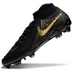 Phantom Luna Elite NU Super A Men's Full Knit Waterproof FG Soccer Shoes - Black/Gold