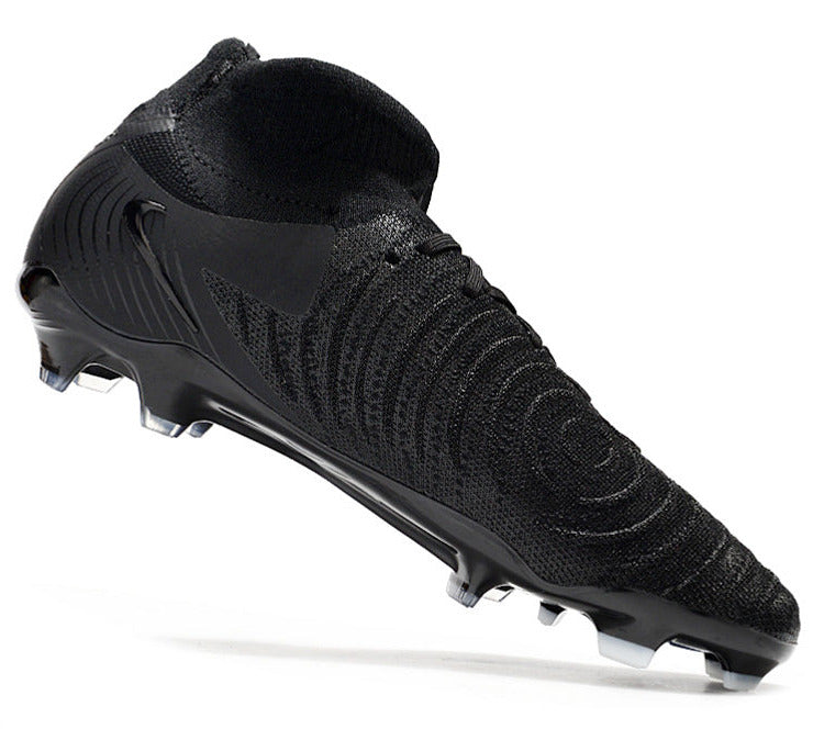 Phantom Luna Elite NU Super A Men's Full Knit Waterproof FG Soccer Shoes - Black/White