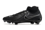 Phantom Luna Elite NU Super A Men's Full Knit Waterproof FG Soccer Shoes - Black/White