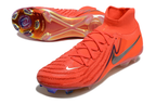 Phantom Luna Elite NU Super A Men's Full Knit Waterproof FG Soccer Shoes - Bright Crimson