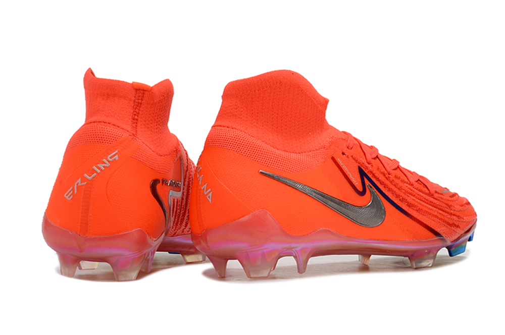 Phantom Luna Elite NU Super A Men's Full Knit Waterproof FG Soccer Shoes - Bright Crimson