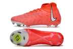 Phantom Luna Elite NU Super A Men's Full Knit Waterproof FG Soccer Shoes - Bright Crimson/White/Black