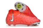 Phantom Luna Elite NU Super A Men's Full Knit Waterproof FG Soccer Shoes - Bright Crimson/White/Black