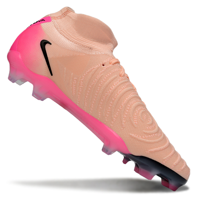 Phantom Luna Elite NU Super A Men's Full Knit Waterproof FG Soccer Shoes - Crimson Tint/Black/Pink Blast