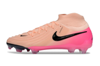 Phantom Luna Elite NU Super A Men's Full Knit Waterproof FG Soccer Shoes - Crimson Tint/Black/Pink Blast