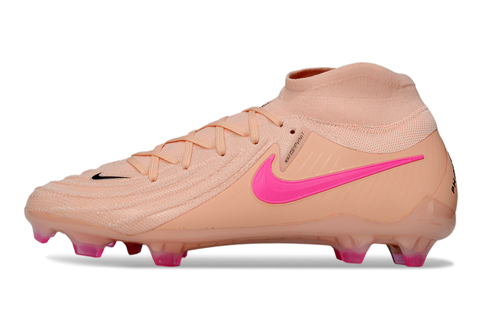 Phantom Luna Elite NU Super A Men's Full Knit Waterproof FG Soccer Shoes - Crimson Tint/Pink Blast